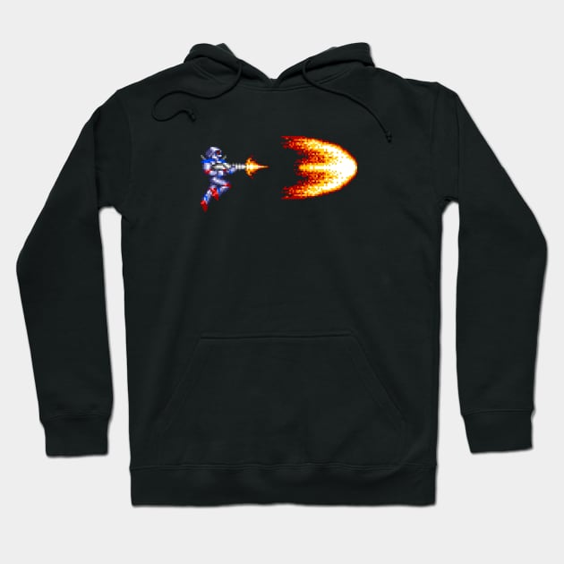 Turrican 2 Laser Hoodie by black_star